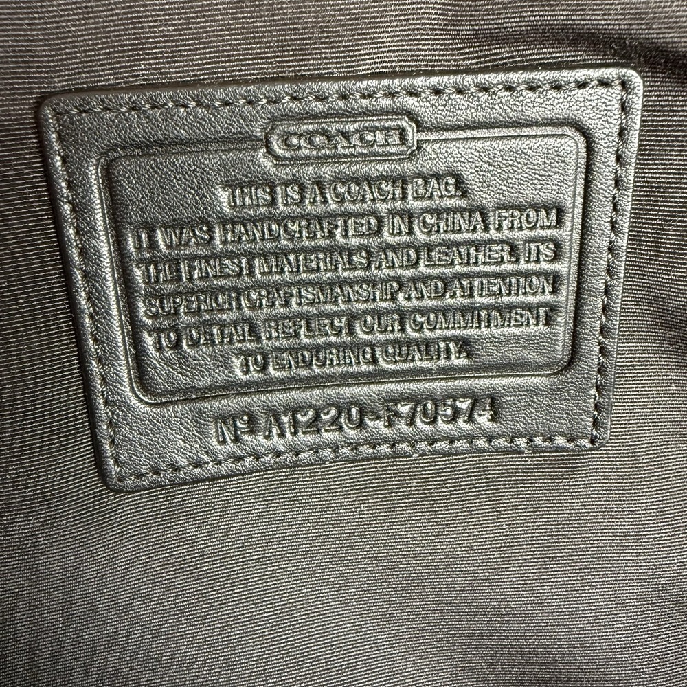 Coach Voyager Bleck/Gray Nylon & Leather Backpack F70574 READ NEEDS REPAIR - Picture 3 of 16